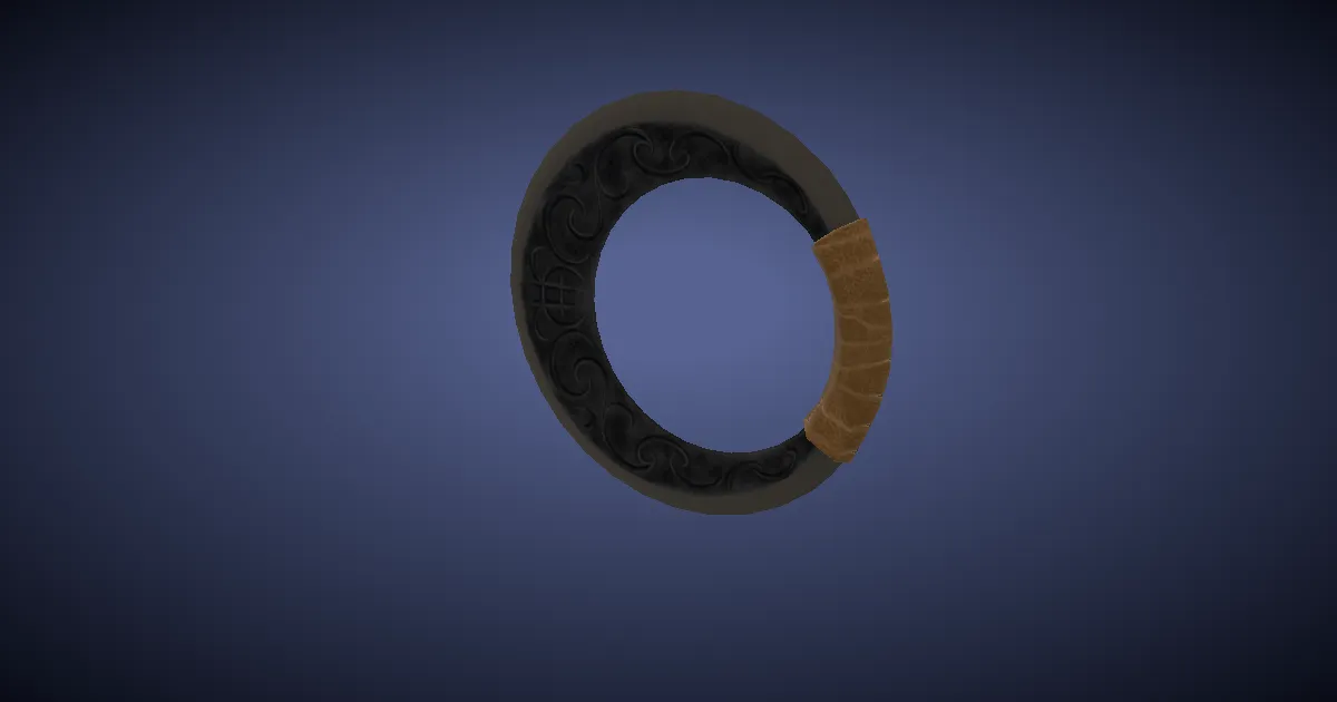 High Steel War Quoits - 3D render
