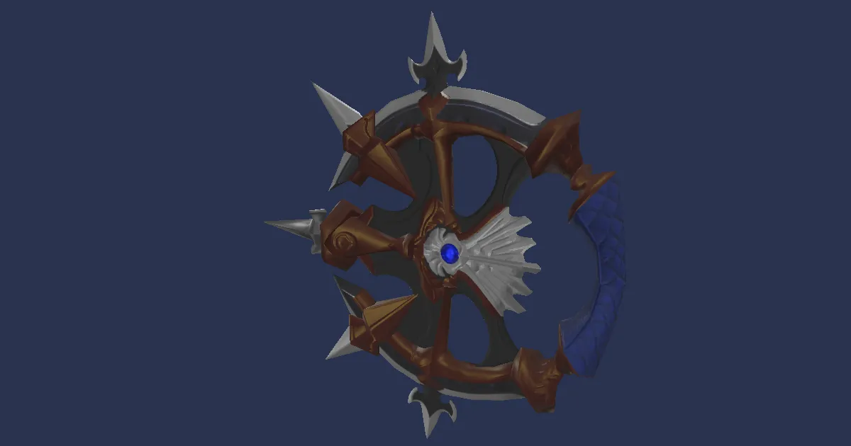 Doman Steel War Quoits - 3D render