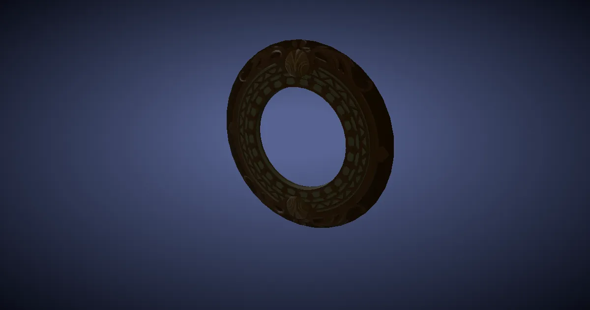 Deepgold Chakrams - 3D render