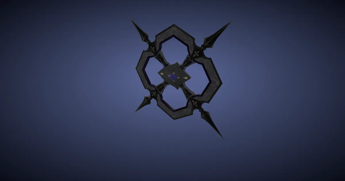 Rendu 3D de Glaives idylléens améliorés