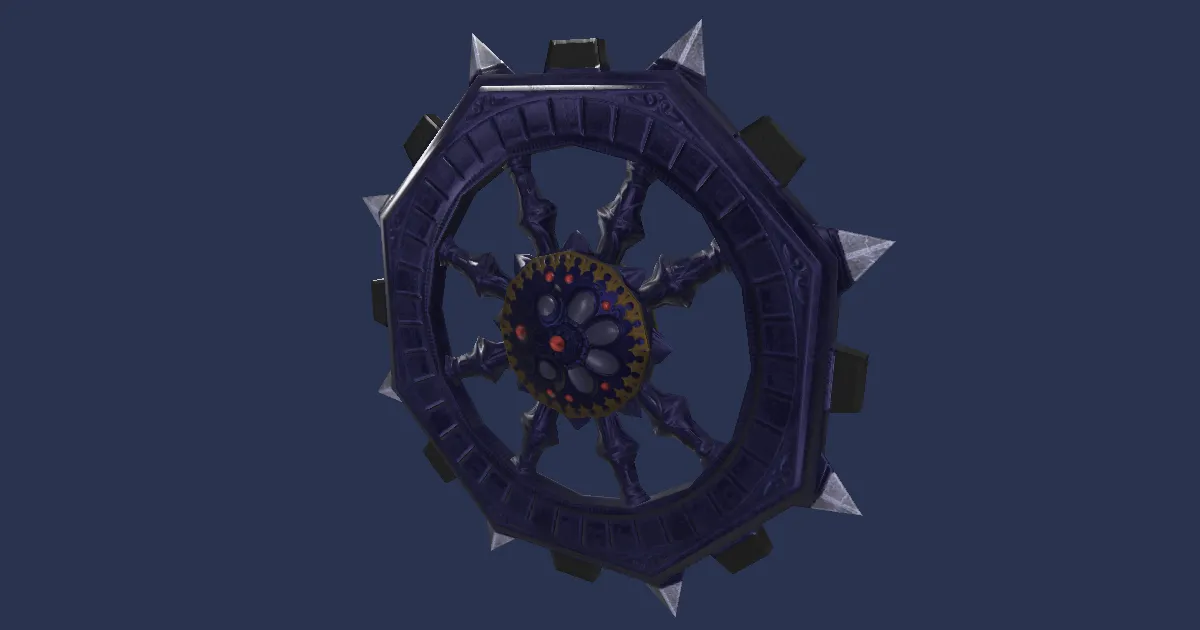 Cobalt Tungsten Glaives - 3D render