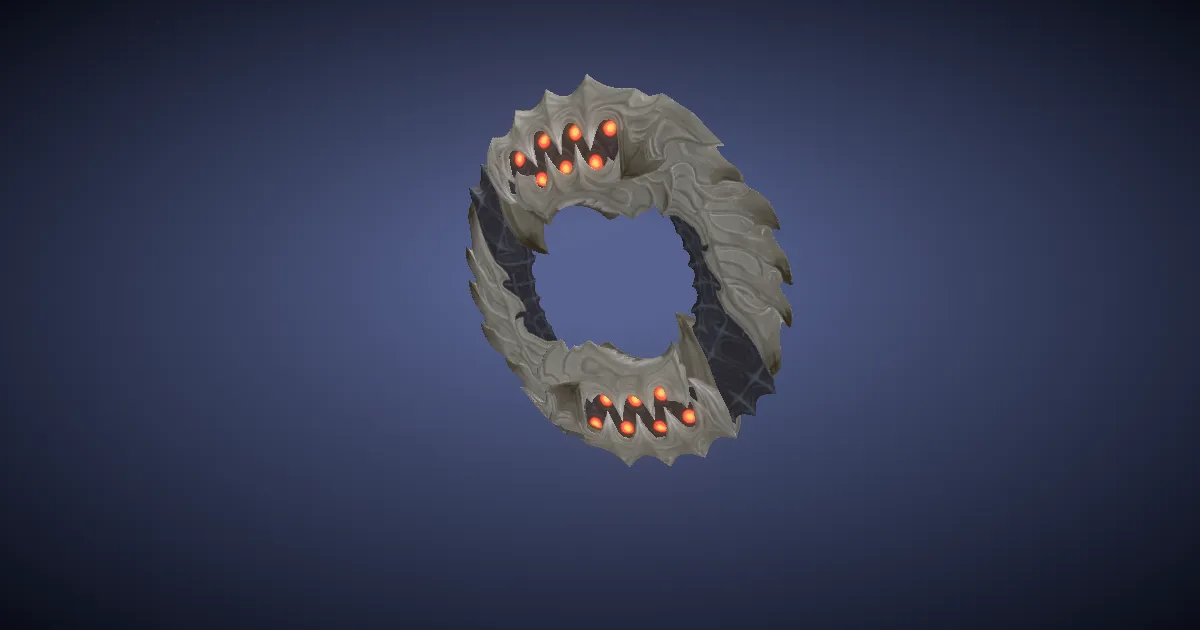 Diamond Zeta Chakrams - 3D render