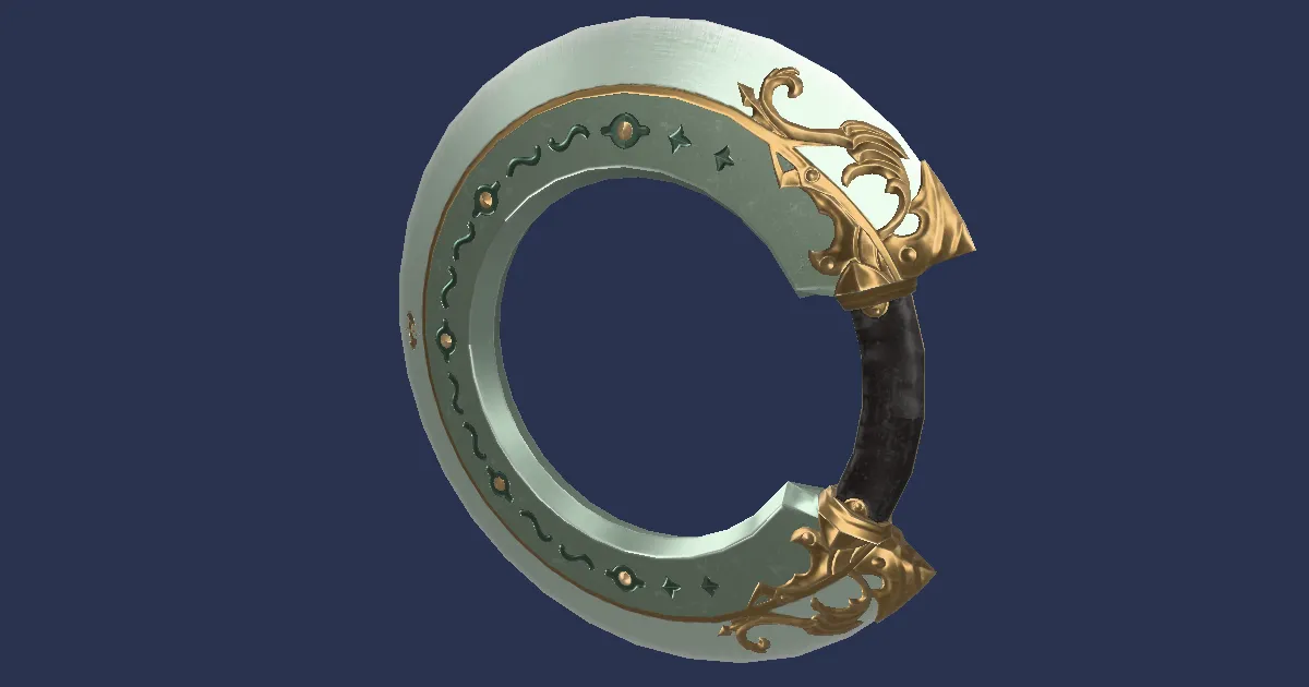 Historia Chakrams - 3D render