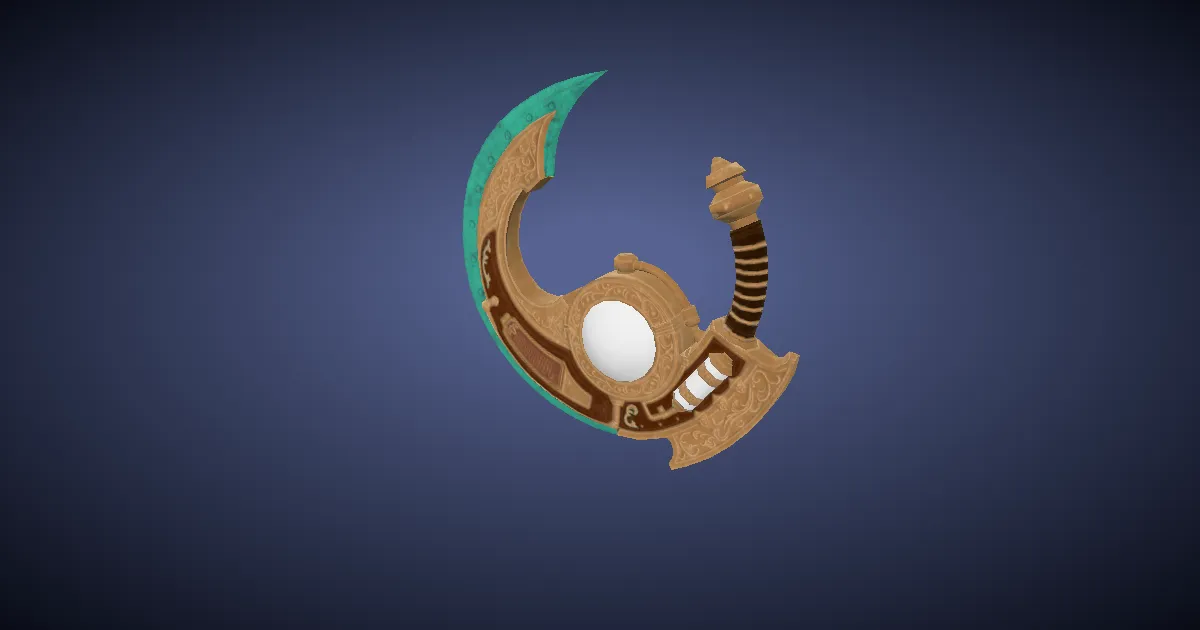 Bygone Brass War Quoits - 3D render