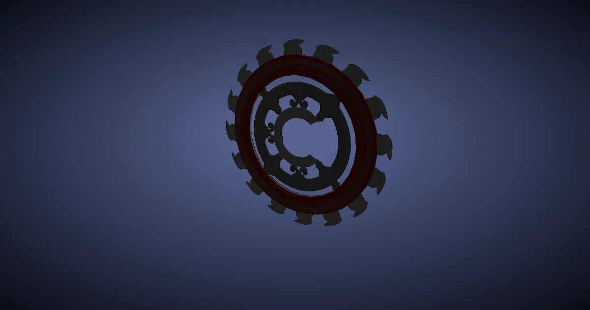 Titanbronze Chakrams - 3D render