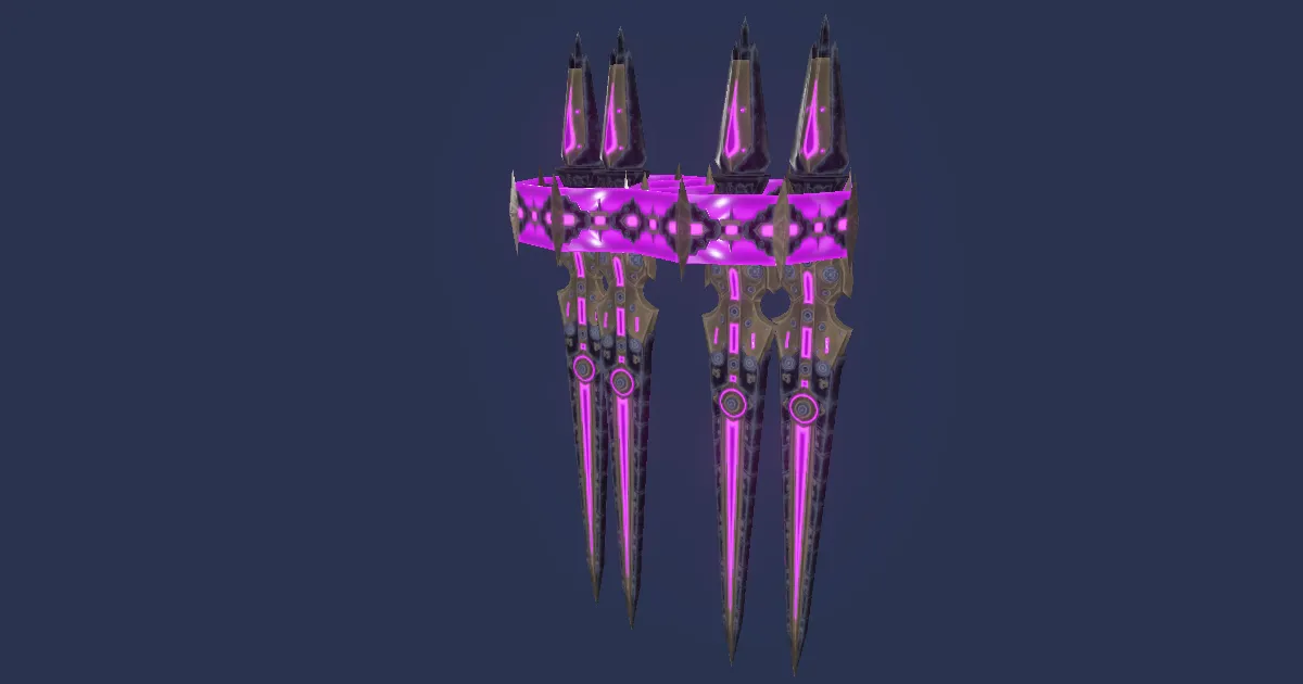 Ra'Kaznar Wings - 3D render