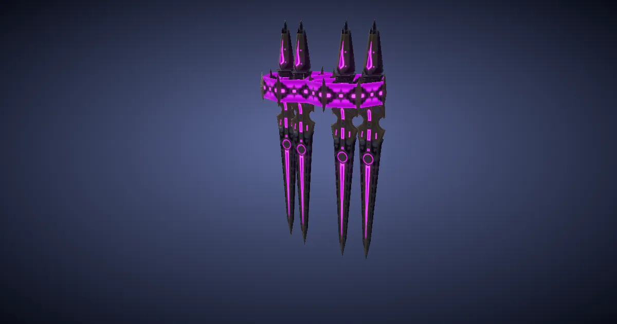 Ra'Kaznar Wings - 3D render