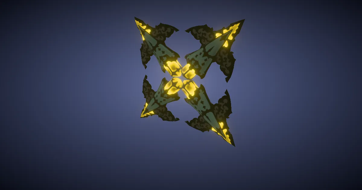 Rendu 3D de Mein gwrac'h en mithril noble