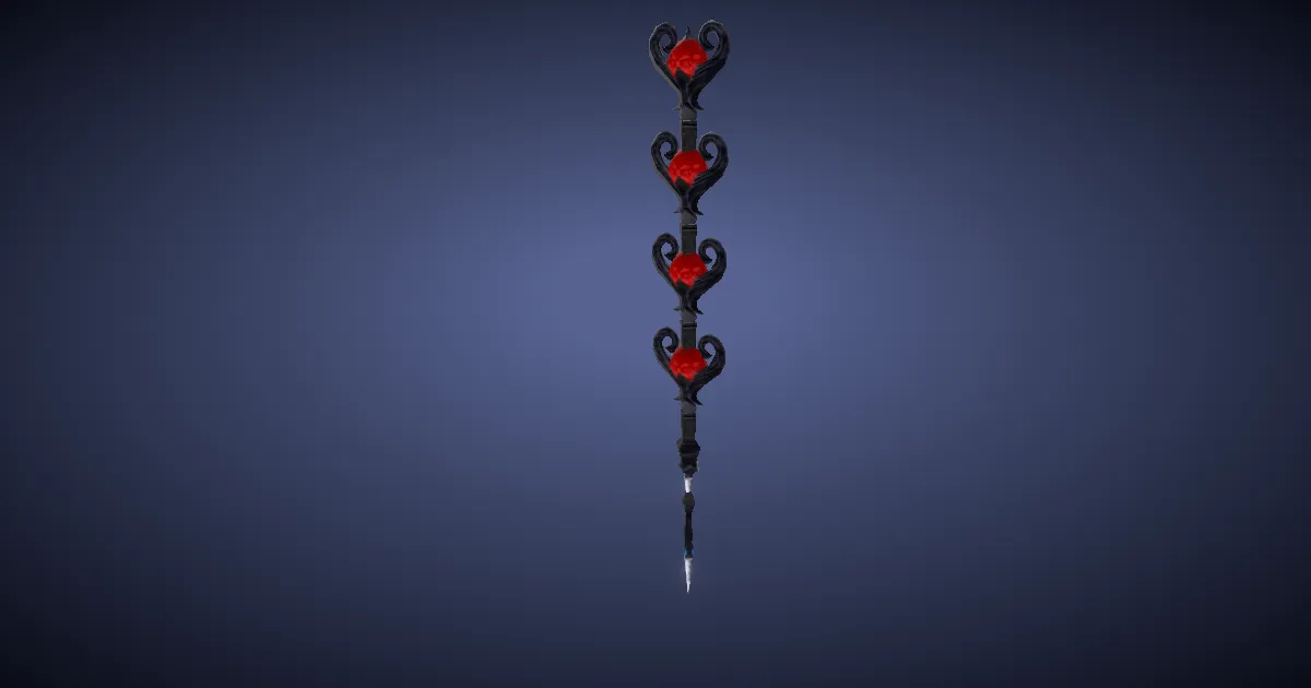 Cobalt Tungsten Pendulums - 3D render
