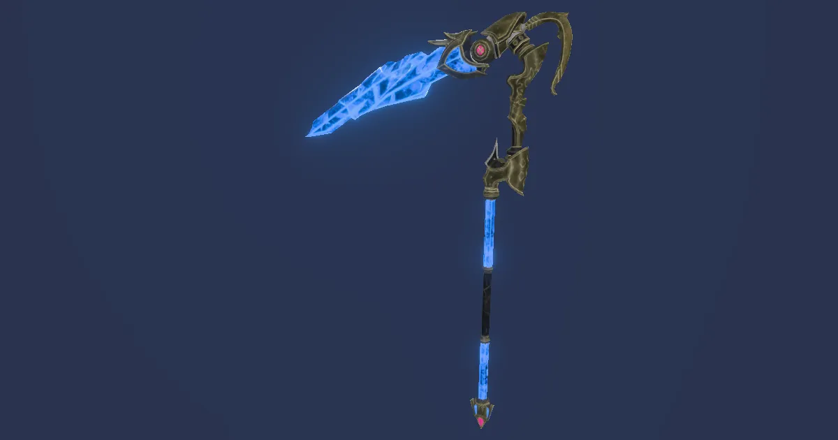 Bluespirit Sickle - 3D render