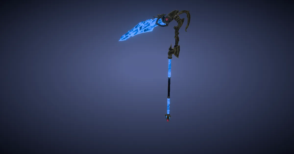 Bluespirit Sickle - 3D render