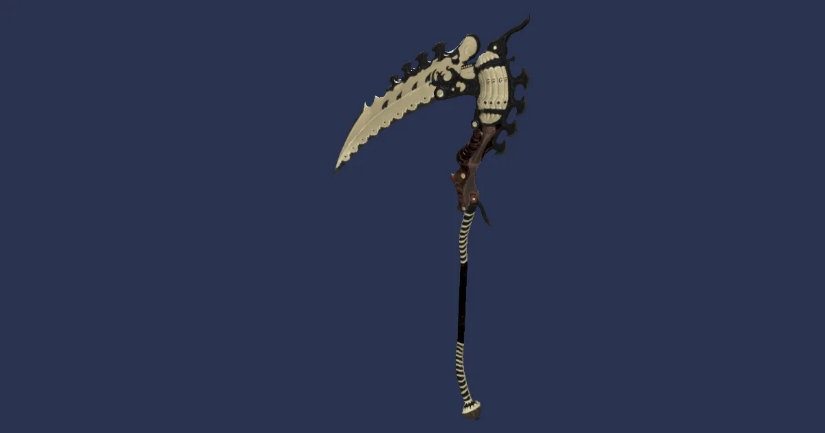 Deepgold Sickle - 3D render