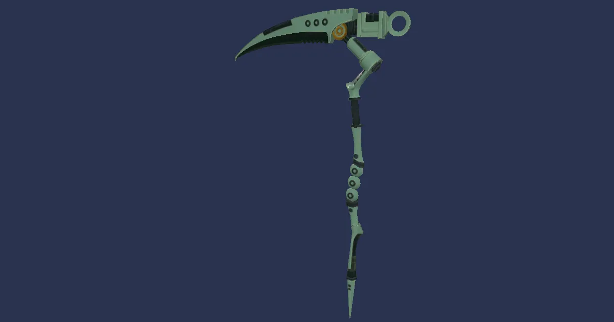 Dwarven Mythril War Scythe - 3D render