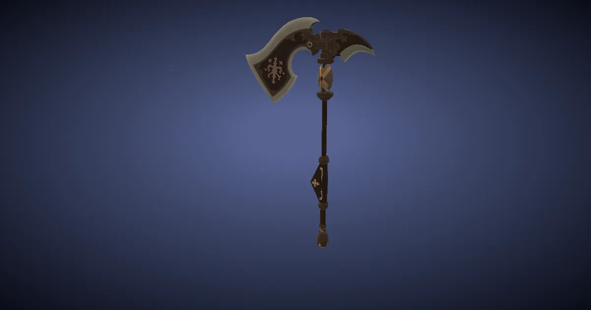 Historia Heavy Scythe - 3D render