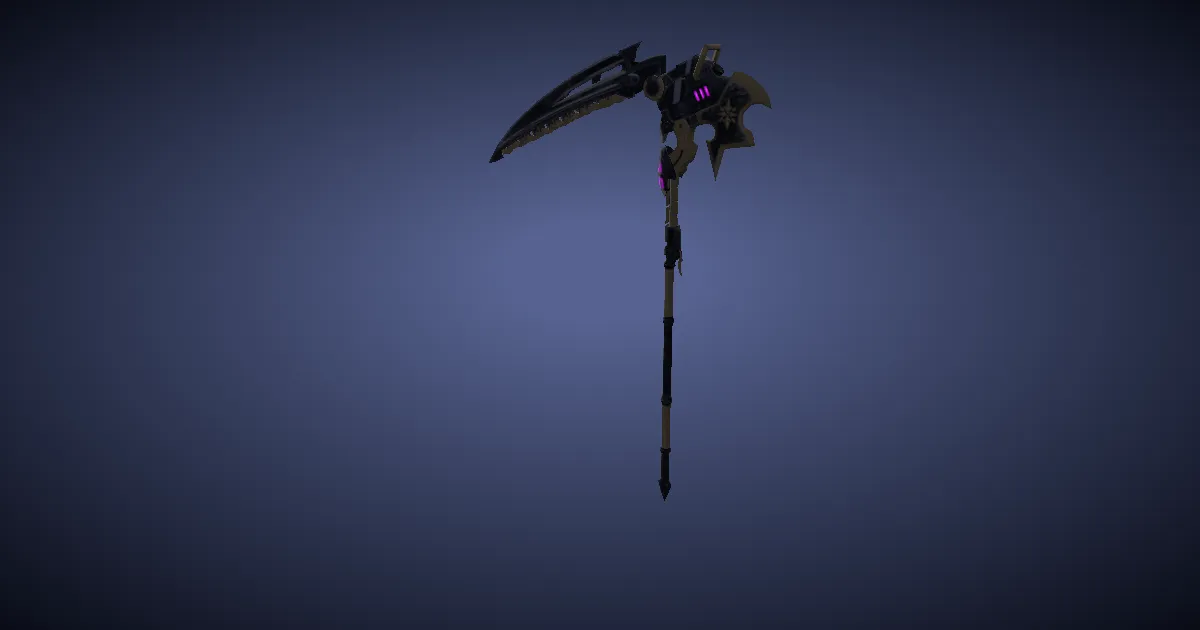 Rendu 3D de Faux de guerre de Ra'Kaznar