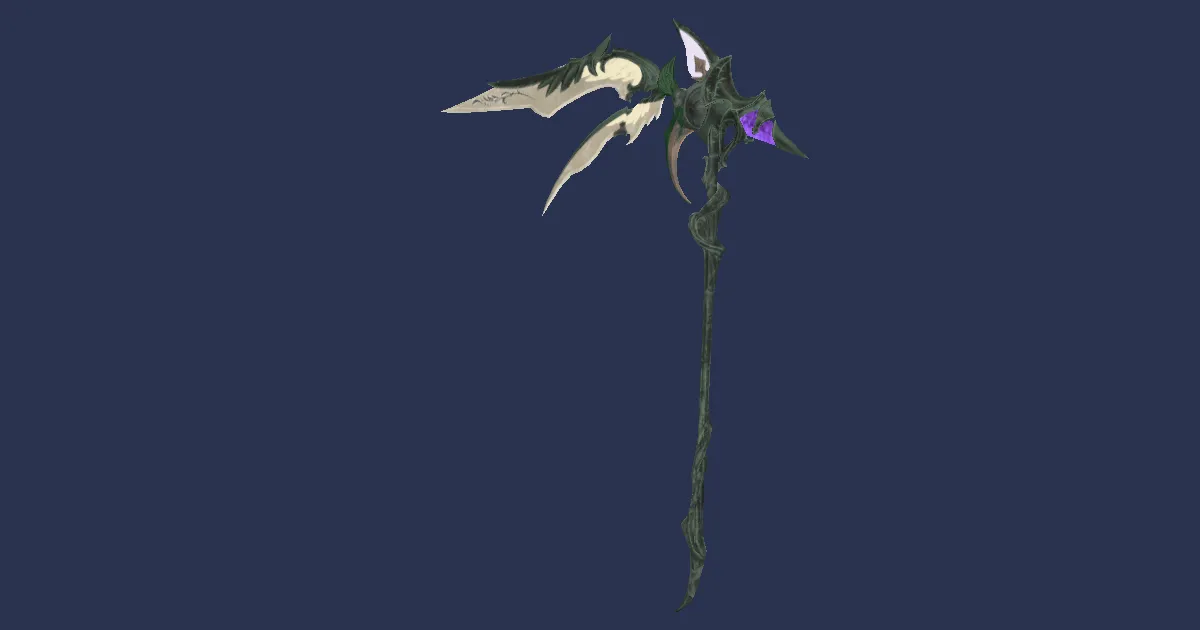 High Durium Sickle - 3D render