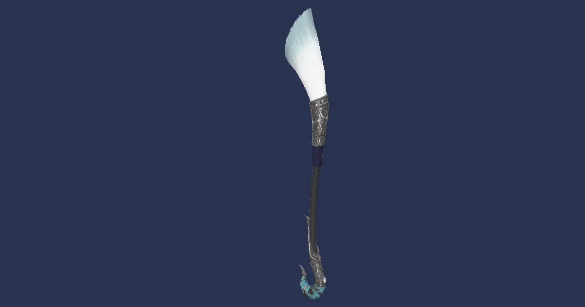 Ginseng Angle Brush - 3D render