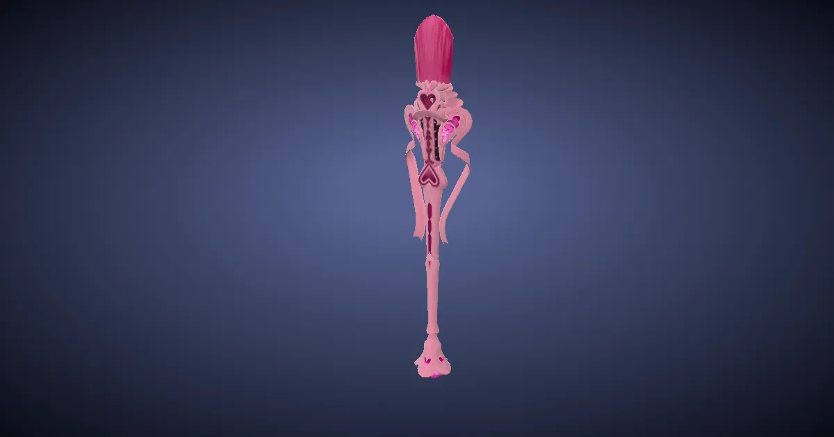 Rendu 3D de Pinceau filbert de courtisan assidu amélioré