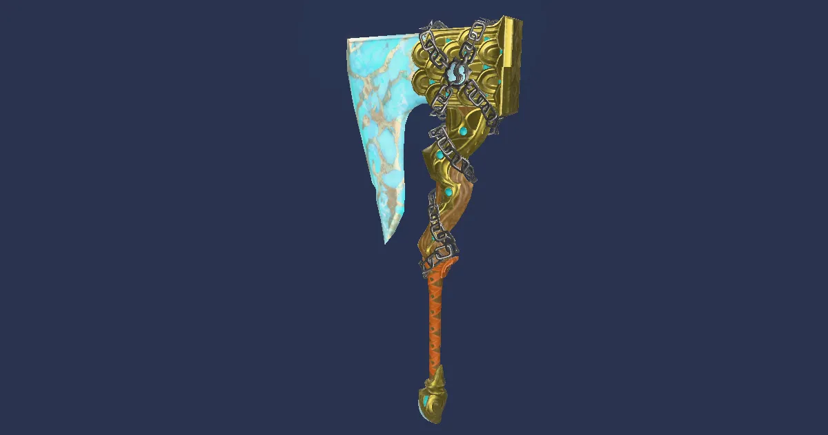 Beastmaster's Hand Axe - 3D render