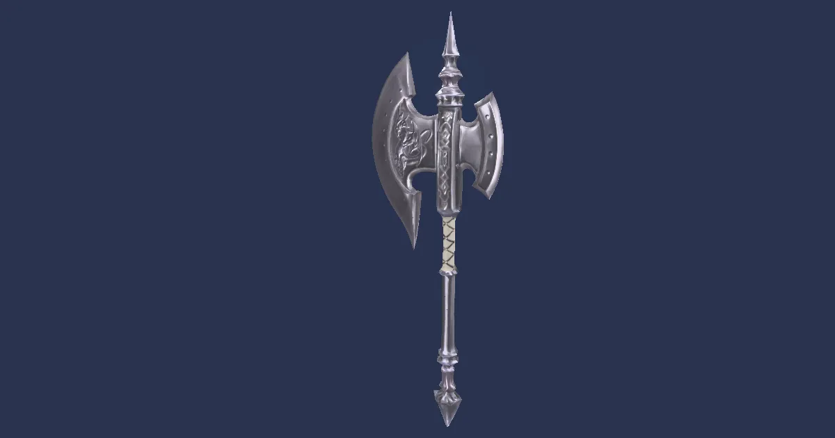 Beastwarden's Hand Axe - 3D render