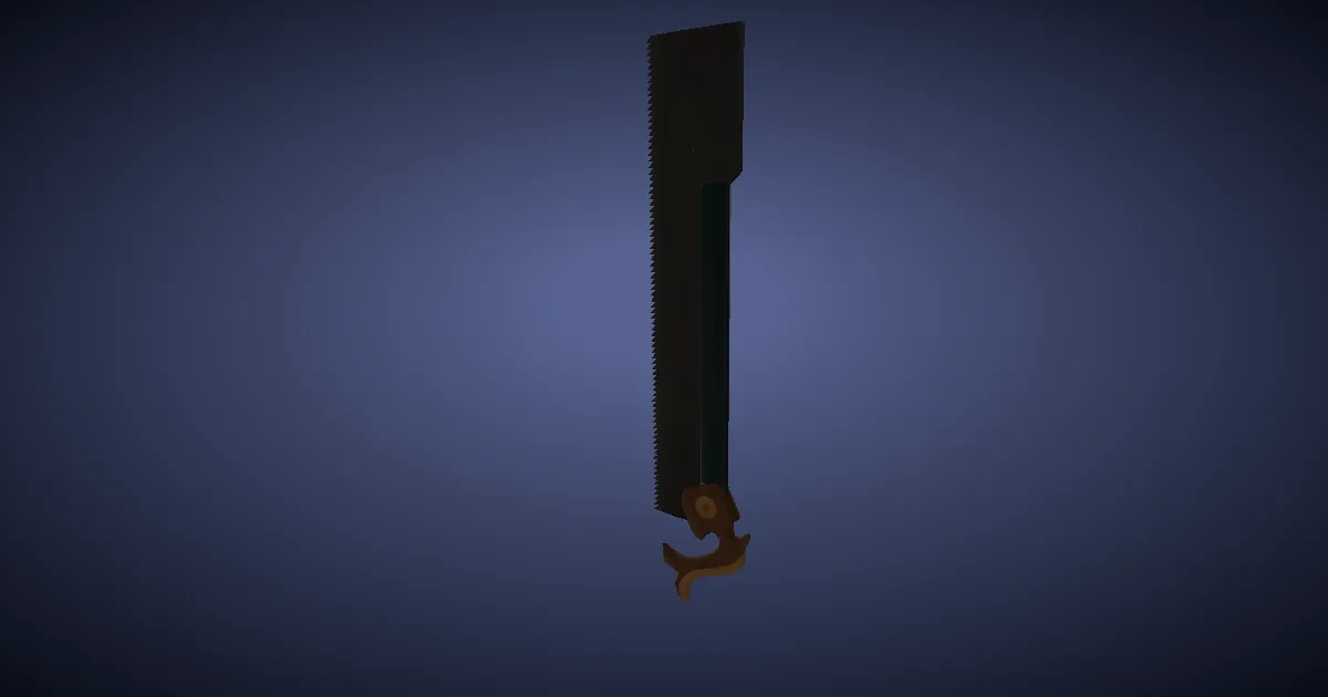 Rendu 3D de Scie queue de chocobo de façonnier