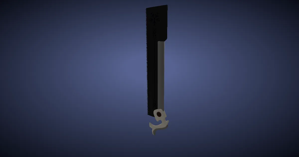 Hardsilver Saw - 3D render