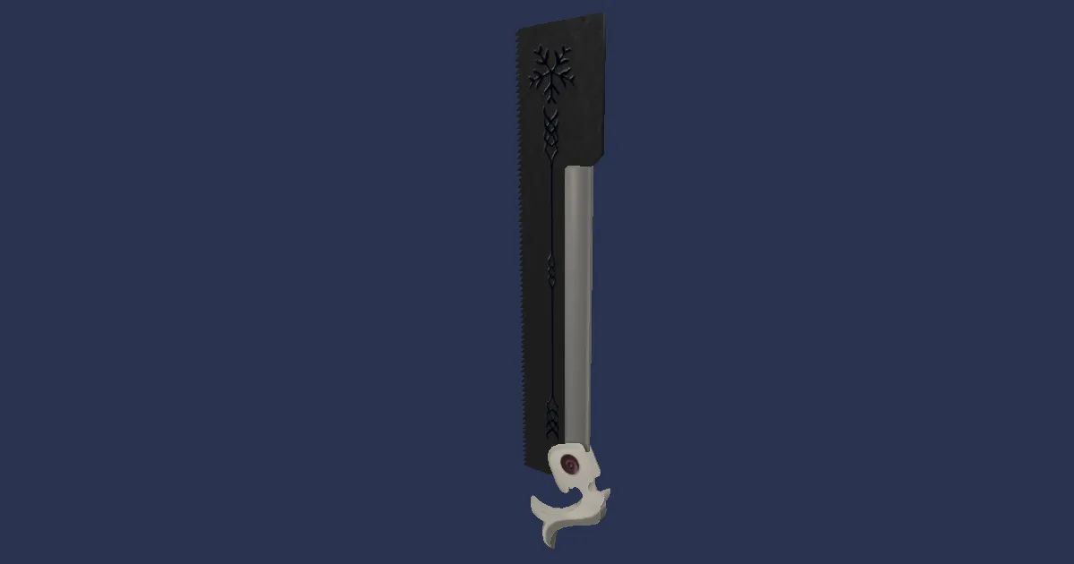 Hardsilver Saw - 3D render