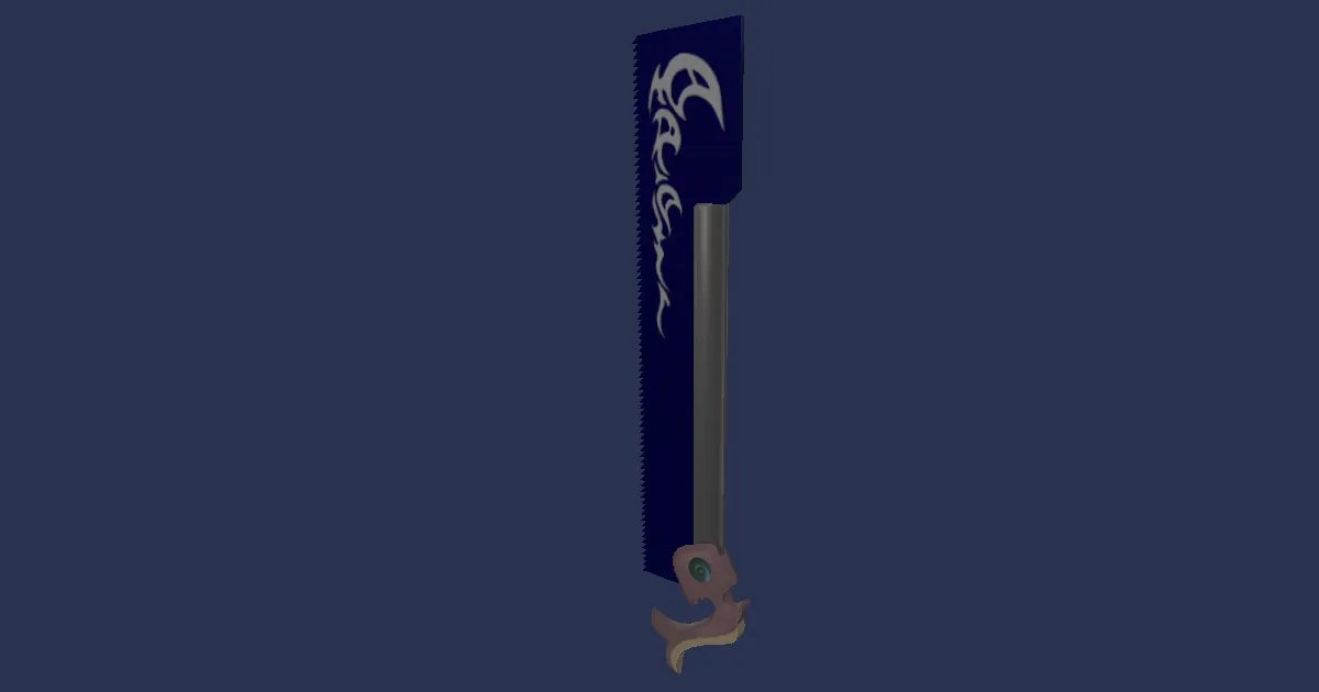 Adamantite Saw - 3D render