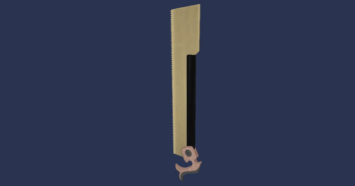 Deepgold Saw - 3D render
