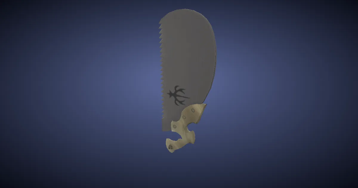 Rendu 3D de Scie d'Ullikummi
