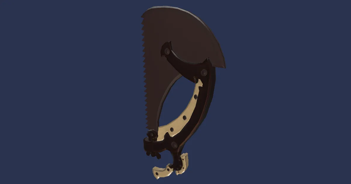 Blessed Millkeep's Saw - 3D render