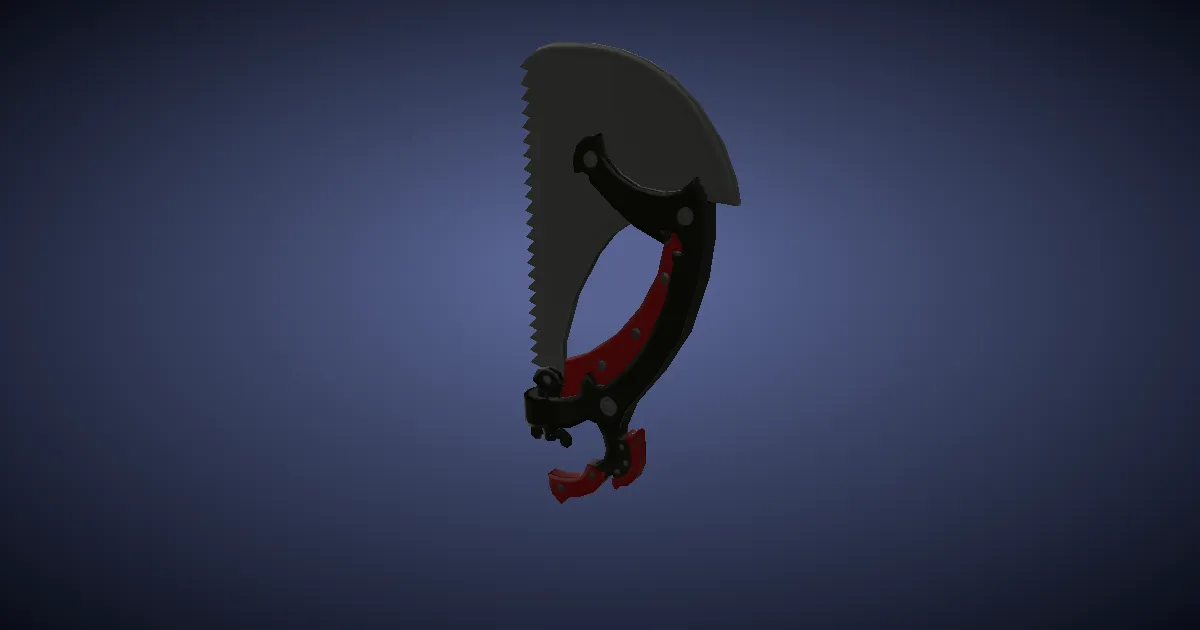 Cobalt Tungsten Saw - 3D render