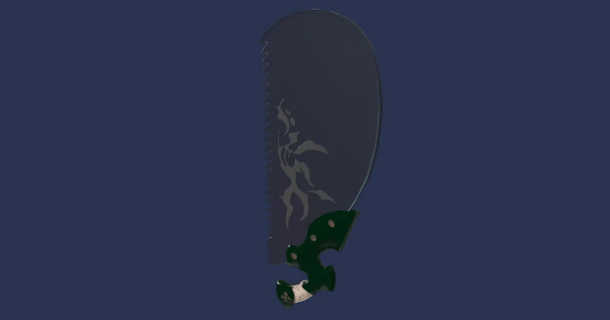 Rendu 3D de Scie ronde en molybdène