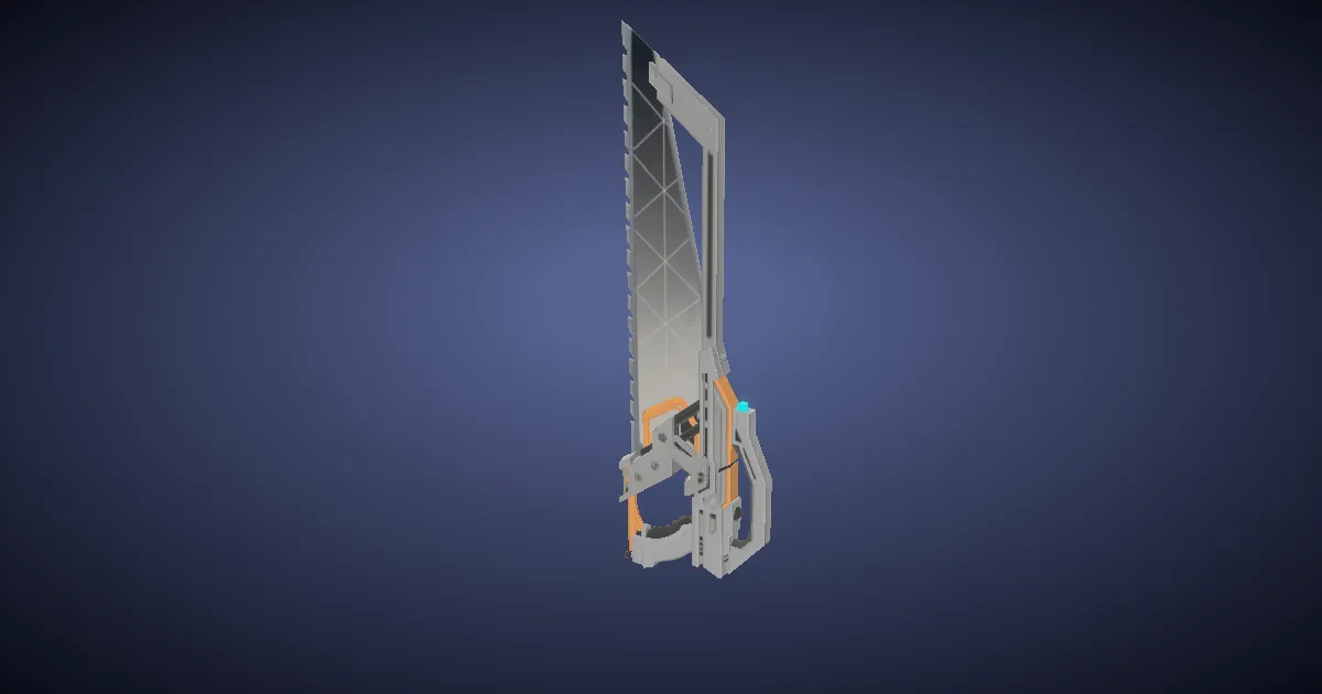 Rendu 3D de Scie spatiale