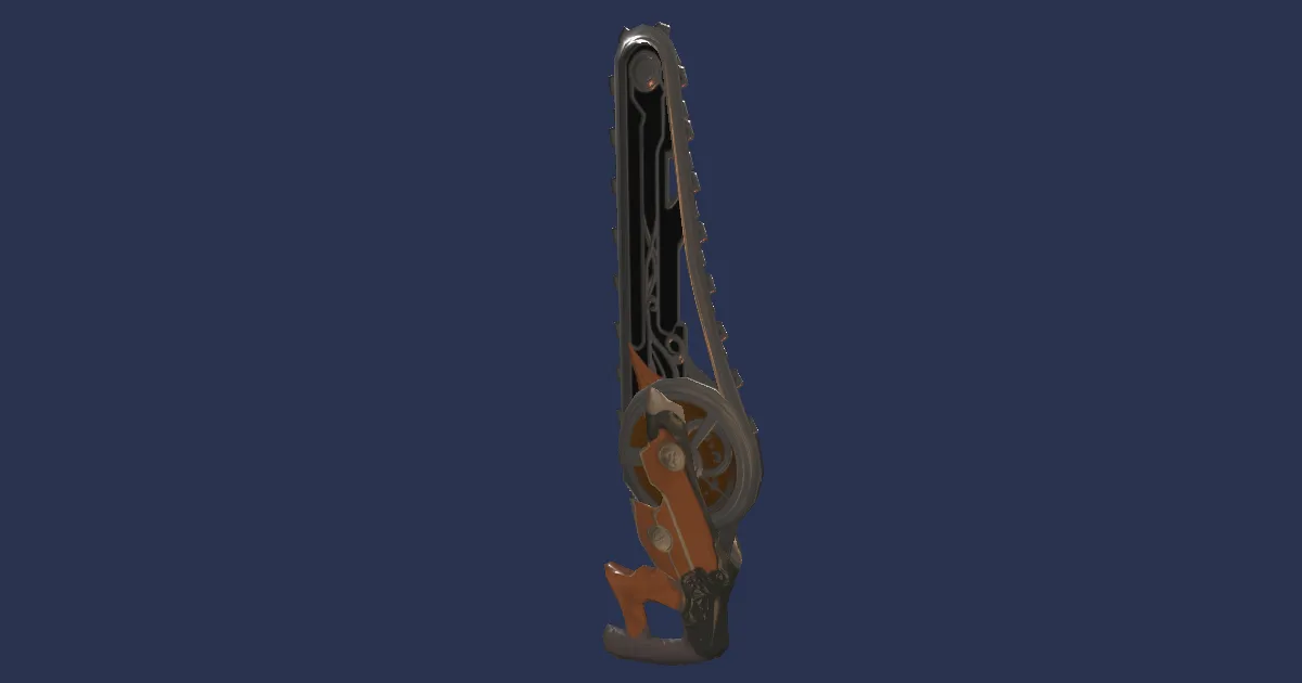 Blessed Millking's Saw - 3D render