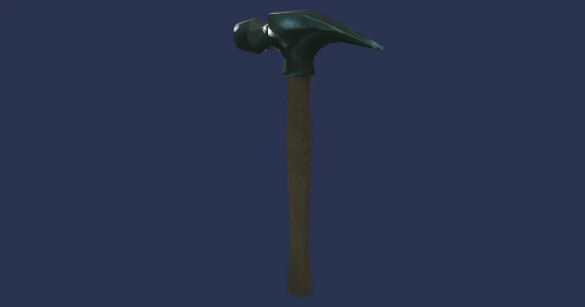 Mythrite Claw Hammer - 3D render