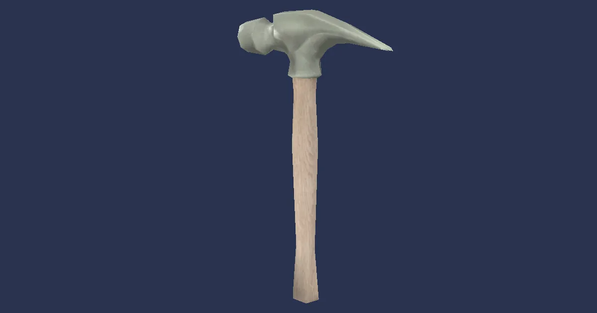Bluespirit Claw Hammer - 3D render
