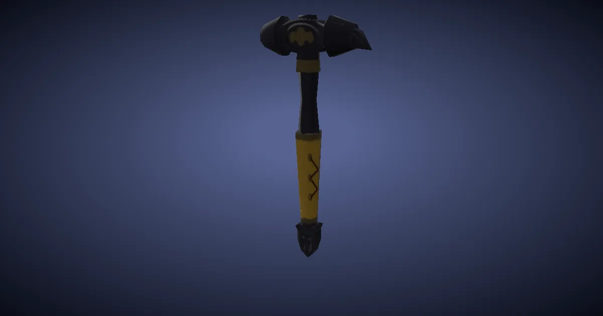 Doman Steel Cross-pein Hammer - 3D render