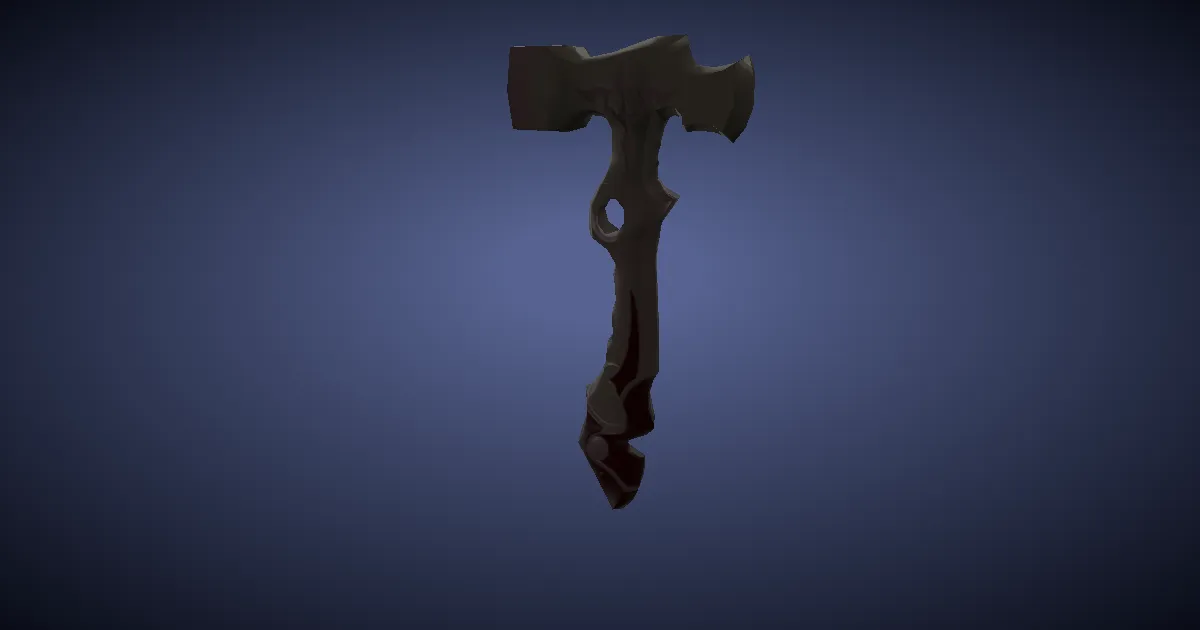 Titanbronze Lump Hammer - 3D render
