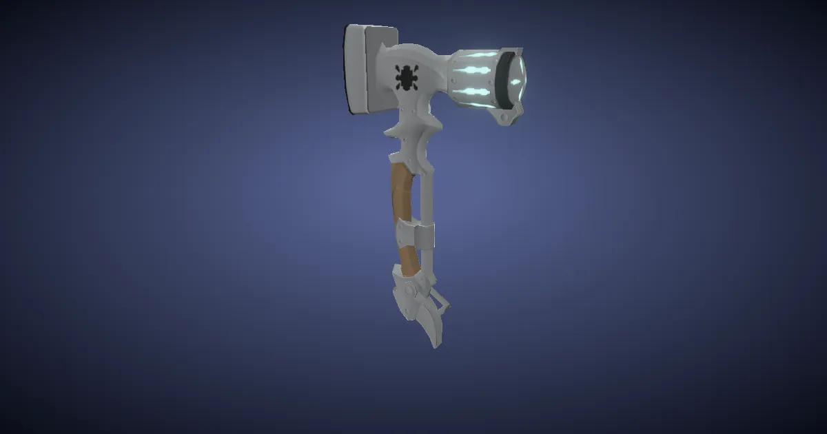 Manganese Cross-pein Hammer - 3D render