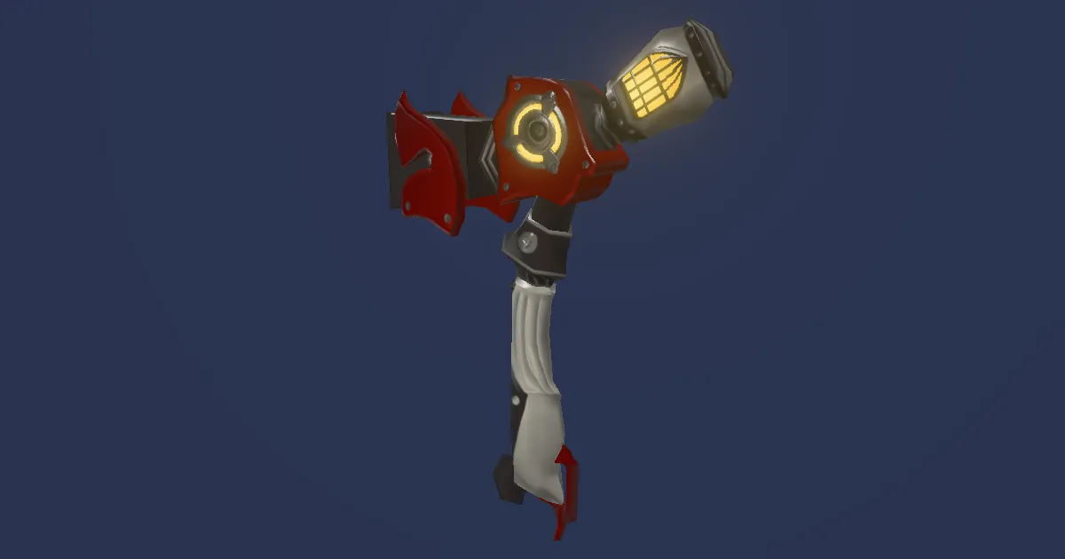 Blessed Forgeking's Hammer - 3D render