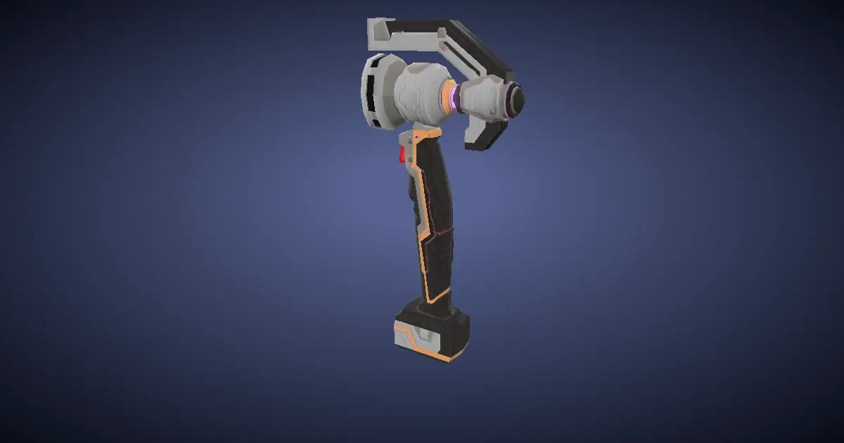 Cosmic Cross-pein Hammer - 3D render