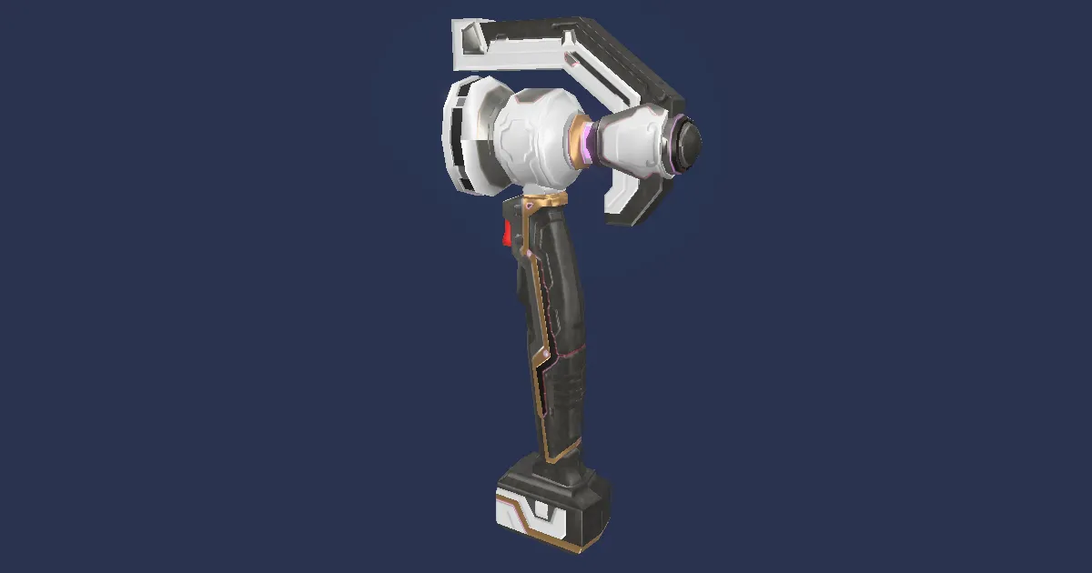 3D-Ansicht von Kosmo-Kreuzschlaghammer