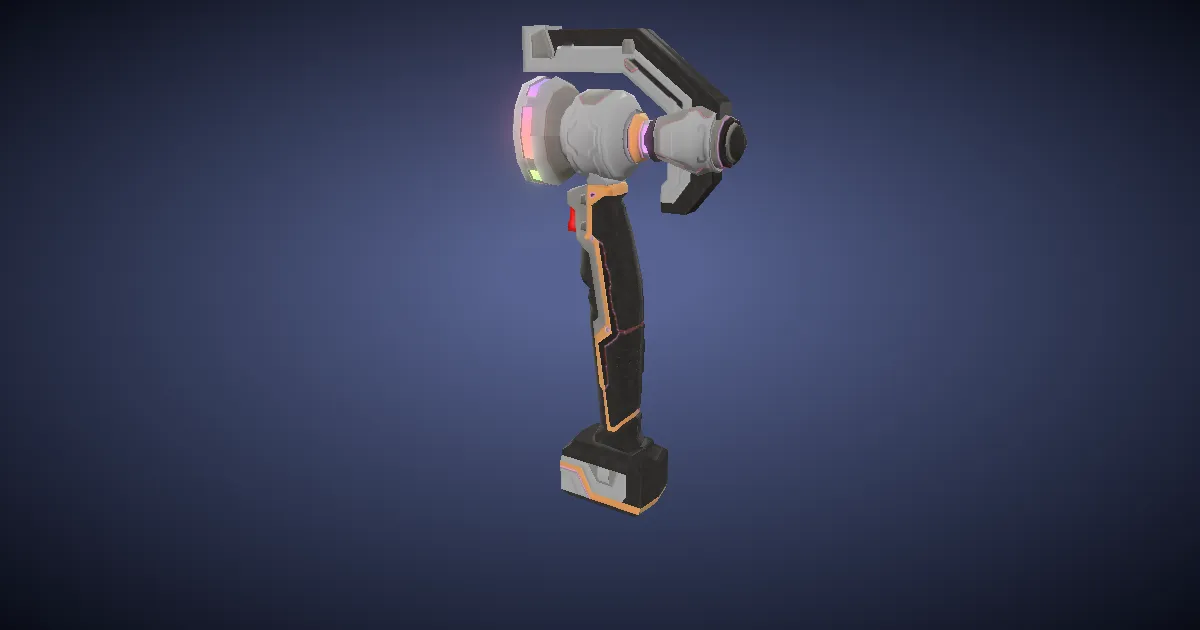 Rendu 3D de Marteau à panne croisée spatial