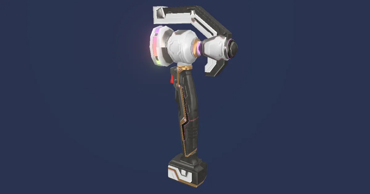Cross-pein Hyperhammer - 3D render