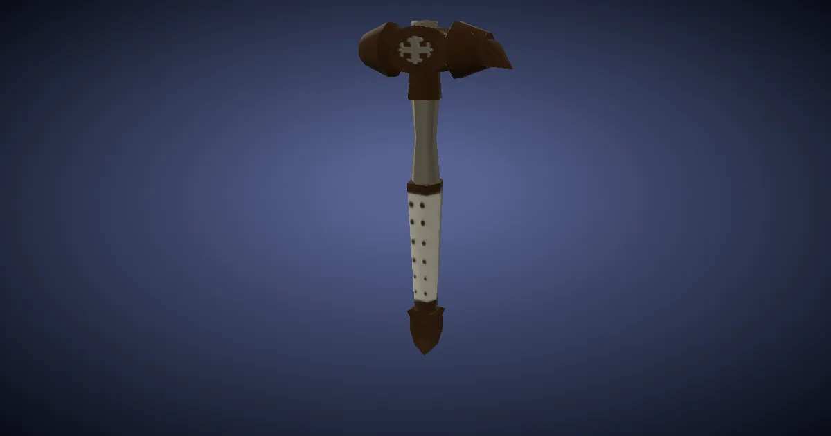 Hammer of the Luminary - 3D render