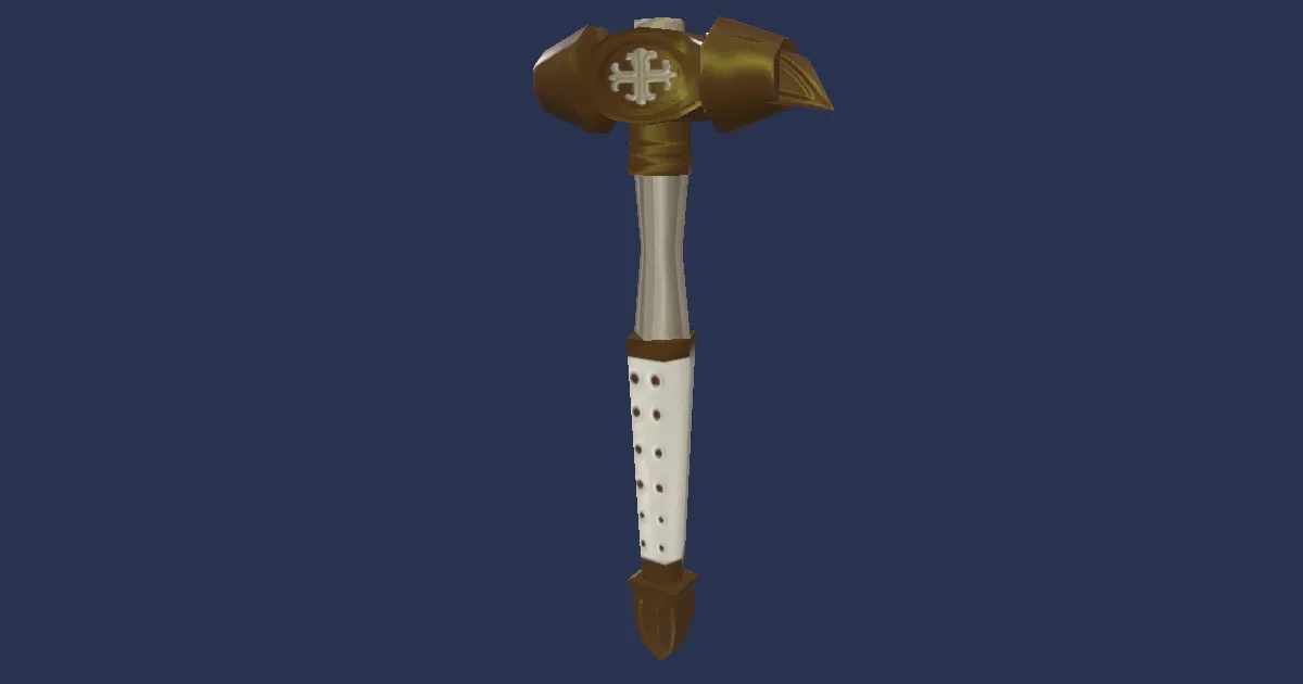 Rendu 3D de Marteau de virtuose