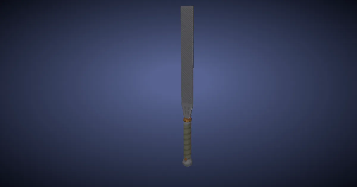 High Steel File - 3D render