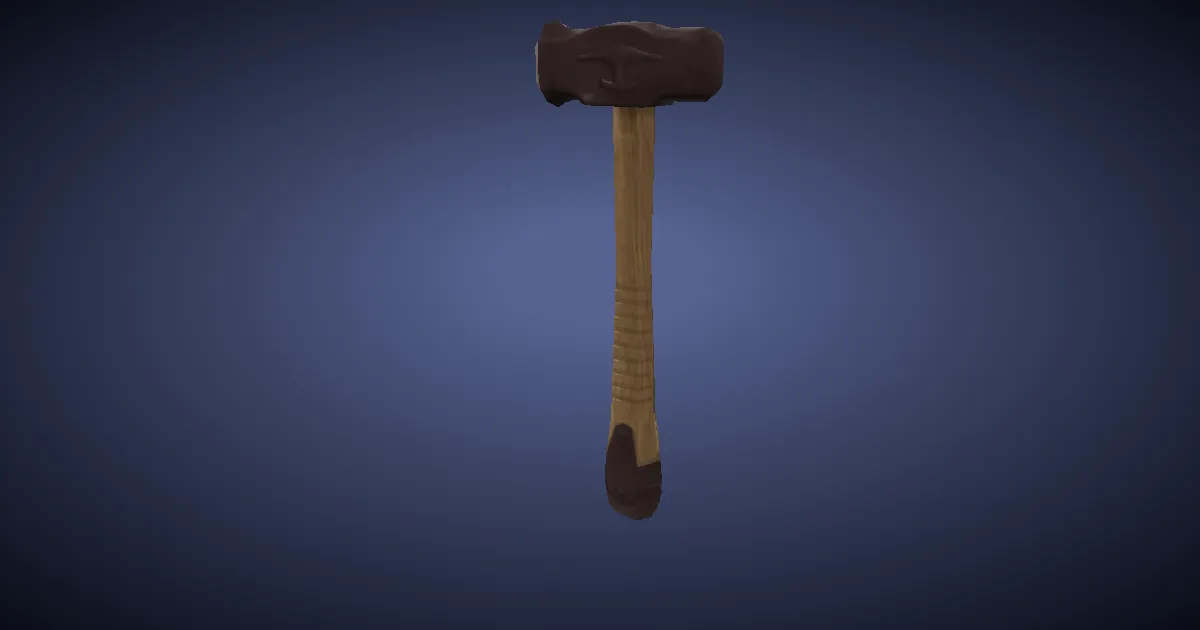 Rendu 3D de Marteau à emboutir