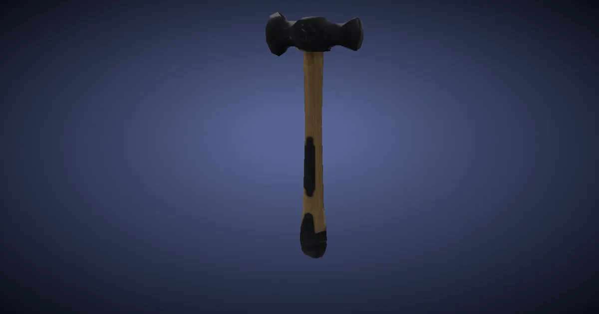 Iron Raising Hammer - 3D render